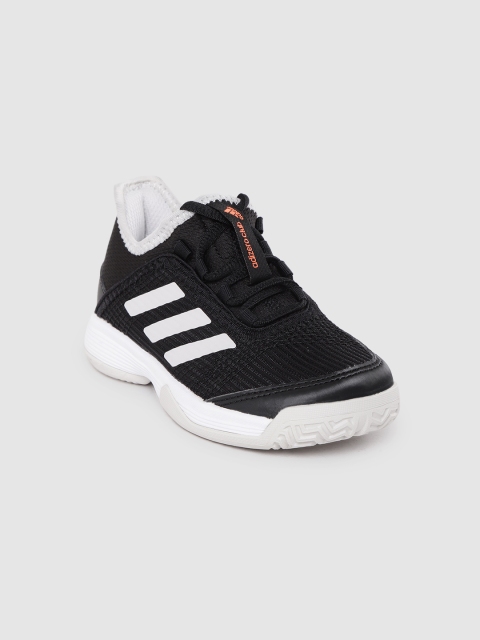 ADIDAS Boys Black Adizero Club Tennis Shoes