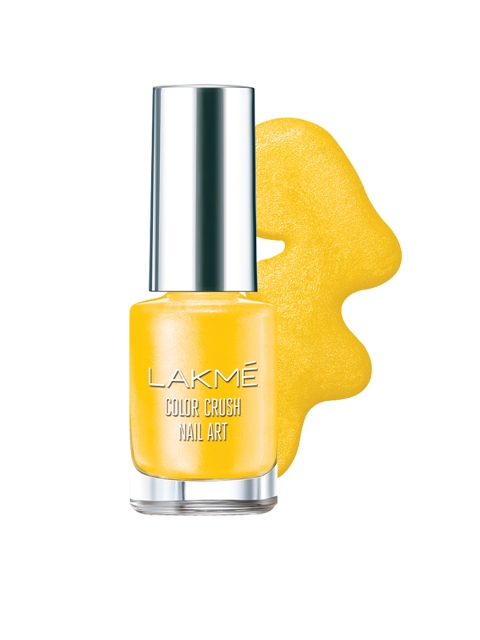 Lakme Sunny Yellow Color Crush Nail Art M19