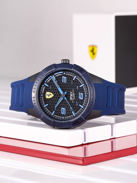 SCUDERIA FERRARI Men Black Analogue Watch 0830665