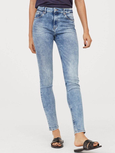 H&M Women Blue Trousers Skinny Fit
H&M Women Blue Trousers Skinny Fit