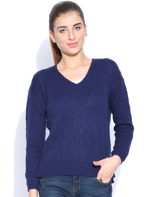 Arrow New York Navy Sweater, Navy blue