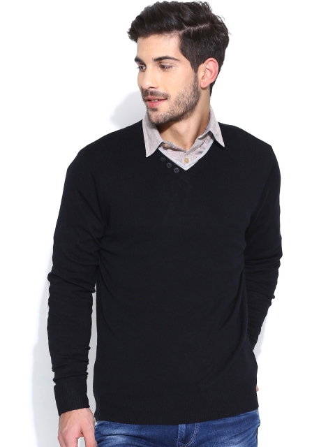 Flying Machine Black Sweater