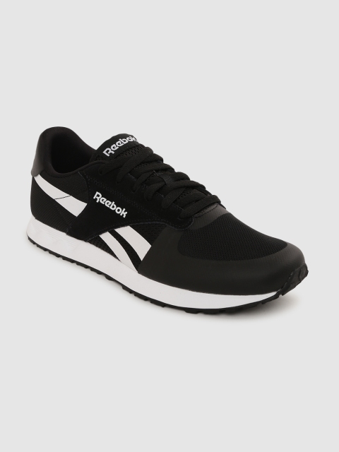 Reebok Classic Unisex Black Royal Jog Elite Solid Sneakers