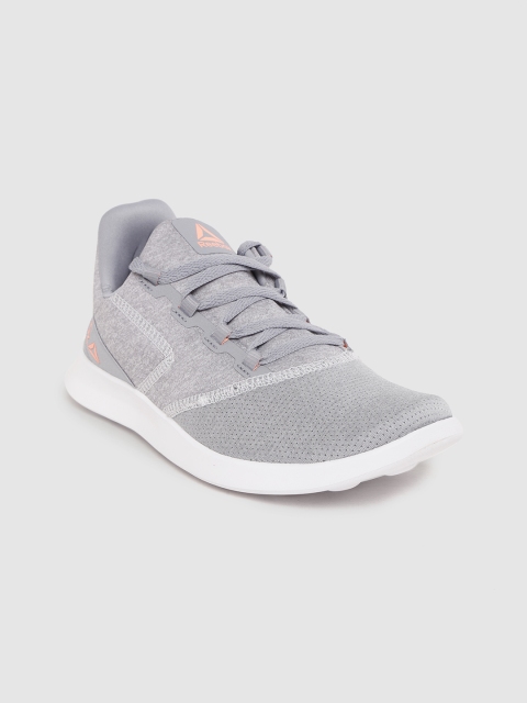 Reebok Women Grey Solid Evazure DMX Lite 2.0 Walking Shoes