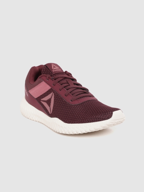 Reebok Women Burgundy Solid Flexagon Energy Training Shoes