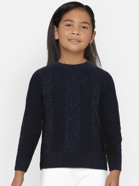 Wingsfield Girls Navy Blue Cable Knit Sweater
Wingsfield Girls Navy Blue Cable Knit Sweater