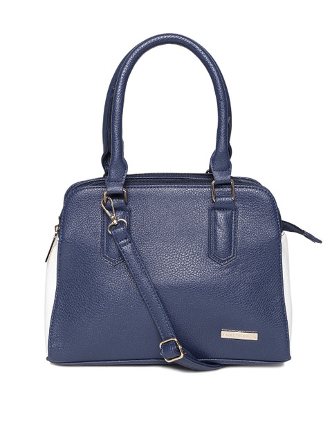 Lino Perros Blue Textured Handbag with Sling Strap 
Lino Perros Blue Textured Handbag with Sling Strap