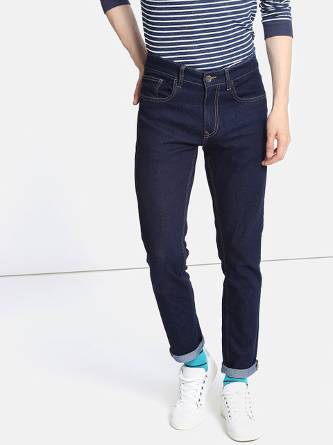 SINGLE Men Blue Slim Fit Mid-Rise Clean Look Stretchable Jeans
SINGLE Men Blue Slim Fit Mid-Rise Clean Look Stretchable Jeans
