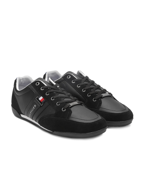 Tommy Hilfiger Men Black Sneakers