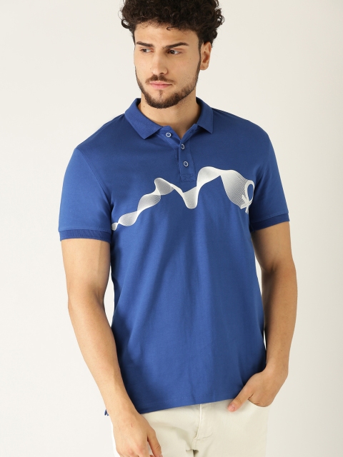 United Colors of Benetton Men Blue & White Printed Detail Polo Collar T-shirt
United Colors of Benetton Men Blue & White Printed Detail Polo Collar T-shirt