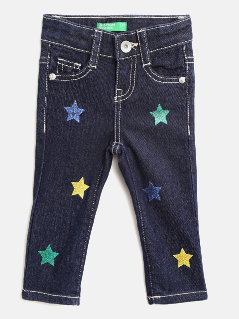 United Colors of Benetton Girls Navy Blue Printed Slim Fit Mid-Rise Stretchable Jeans
United Colors of Benetton Girls Navy Blue Printed Slim Fit Mid-Rise Stretchable Jeans