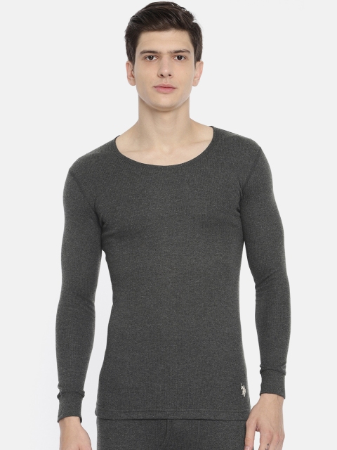 U.S. Polo Assn. Men Charcoal Grey Solid Round Neck Knitted Thermal T-shirt I652-031-PL-L
U.S. Polo Assn. Men Charcoal Grey Solid Round Neck Knitted Thermal T-shirt I652-031-PL-L