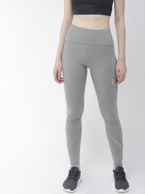 FOREVER 21 Women Grey Solid Tights