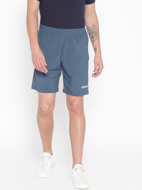 ADIDAS Men Blue Solid Design 2 Move Climacool Sports Shorts