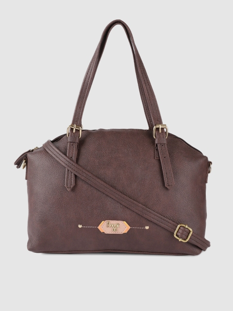 Baggit Brown Solid Handheld Bag