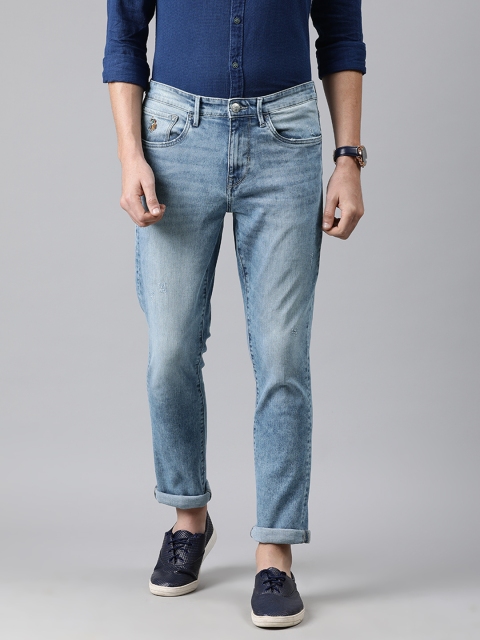 U.S. Polo Assn. Denim Co. Men Blue Delta Slim Fit Mid-Rise Low Distress Stretchable Jeans
U.S. Polo Assn. Denim Co. Men Blue Delta Slim Fit Mid-Rise Low Distress Stretchable Jeans