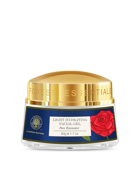 Forest Essentials Sustainable Luxurious Ayurveda Light Hydrating Facial Gel Pure Rosewater 50 g, Gold
Forest Essentials Sustainable Luxurious Ayurveda Light Hydrating Facial Gel Pure Rosewater 50 g, Gold