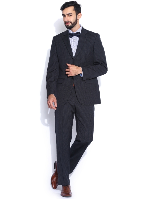 Raymond Men Navy Pinstriped Regular Classic Fit Single-Breasted Formal Suit, Navy blue
Raymond Men Navy Pinstriped Regular Classic Fit Single-Breasted Formal Suit, Navy blue