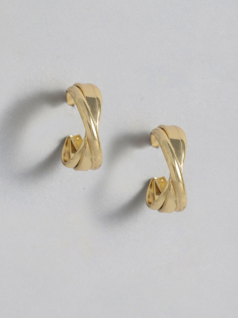 Accessorize Gold-Toned Circular Half Hoop Earrings
Accessorize Gold-Toned Circular Half Hoop Earrings