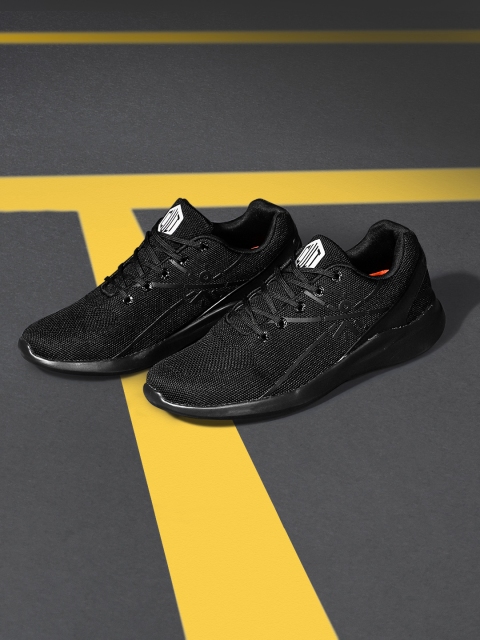 Cultsport Men Black Printed HighLow Street Footgear