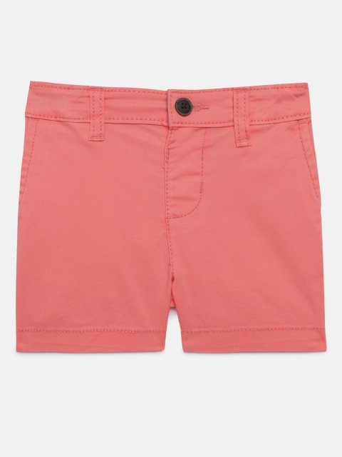 OSHKOSH Bgosh Boys Orange Solid Regular Fit Regular Shorts