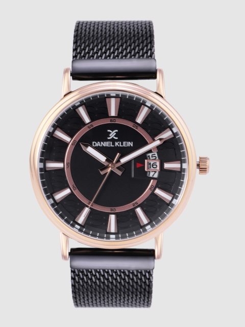 Daniel Klein Premium Men Black Analogue Watch DK12244-2