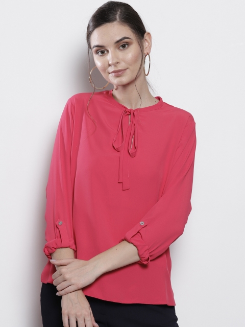 DOROTHY PERKINS Women Pink Solid Top