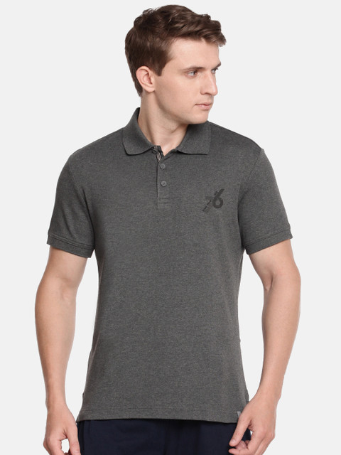 Jockey Men Grey Solid Polo Collar T-shirt 
Jockey Men Grey Solid Polo Collar T-shirt