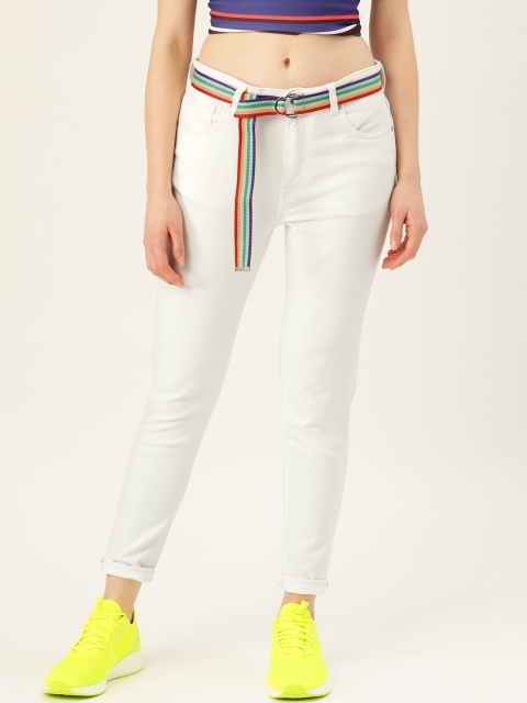 United Colors of Benetton Women White Skinny Fit Clean Look Stretchable Jeans with Belt
United Colors of Benetton Women White Skinny Fit Clean Look Stretchable Jeans with Belt