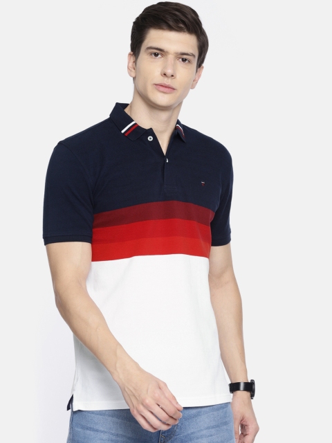 Louis Philippe Sport Men Navy Blue & White Slim Fit Colourblocked Polo Collar T-shirt
Louis Philippe Sport Men Navy Blue & White Slim Fit Colourblocked Polo Collar T-shirt