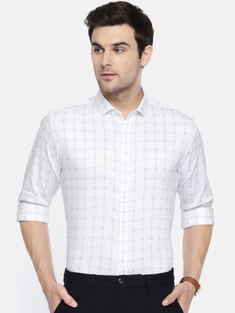 Louis Philippe Ath.Work Men White & Navy Blue Super Slim Fit Checked Smart Casual Shirt
Louis Philippe Ath.Work Men White & Navy Blue Super Slim Fit Checked Smart Casual Shirt