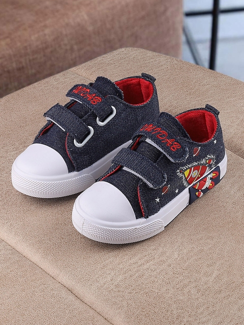 Walktrendy Kids Navy Blue Sneakers