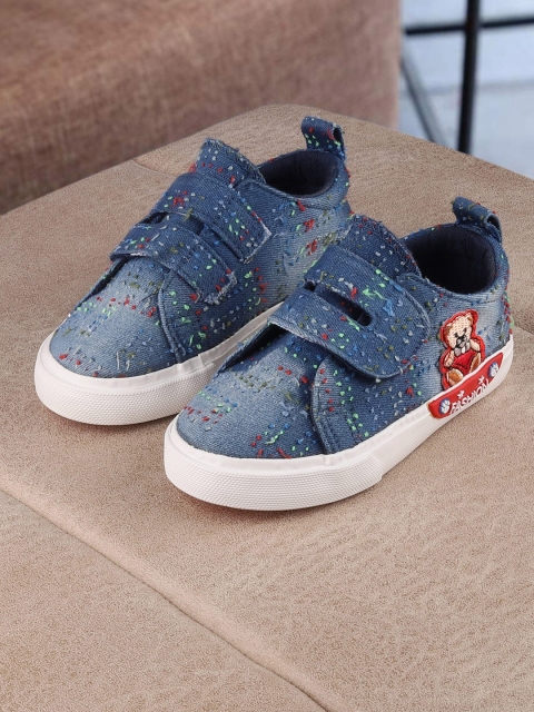 Walktrendy Kids Navy Blue Sneakers