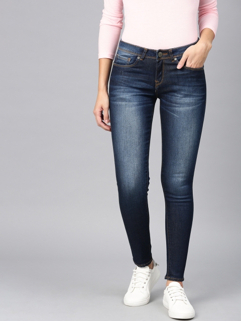 American Crew Women Navy Blue Slim Fit Mid-Rise Clean Look Stretchable Ankle-Length Jeans
American Crew Women Navy Blue Slim Fit Mid-Rise Clean Look Stretchable Ankle-Length Jeans