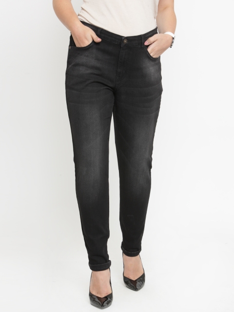 ALTOMODA by Pantaloons Plus Size Women Black Regular Fit Mid-Rise Clean Look Stretchable Jeans
ALTOMODA by Pantaloons Plus Size Women Black Regular Fit Mid-Rise Clean Look Stretchable Jeans