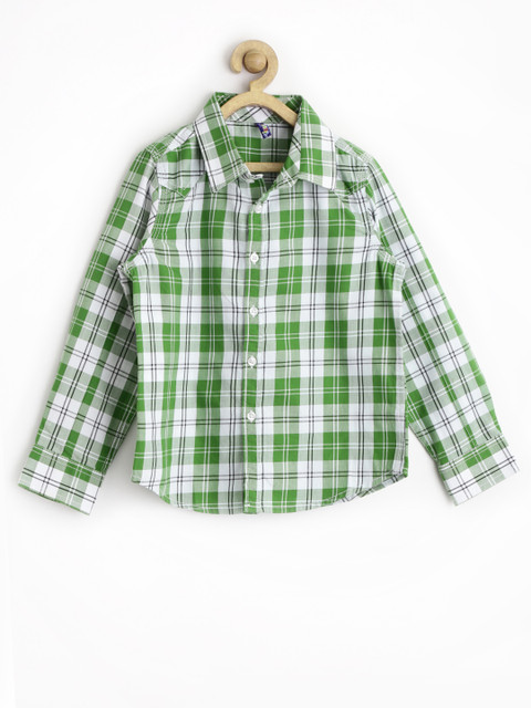 Tickles Boys Green & White Checked Shirt 
Tickles Boys Green & White Checked Shirt