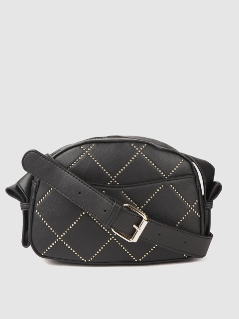 DressBerry Black Embellished Sling Bag