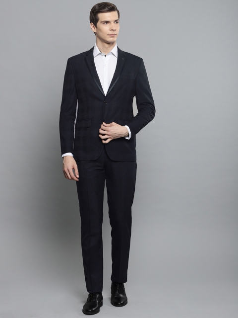 Lois Phillipe Men Black Self-Checked Slim Fit Single-Breasted Formal Suit, Navy blue
Lois Phillipe Men Black Self-Checked Slim Fit Single-Breasted Formal Suit, Navy blue