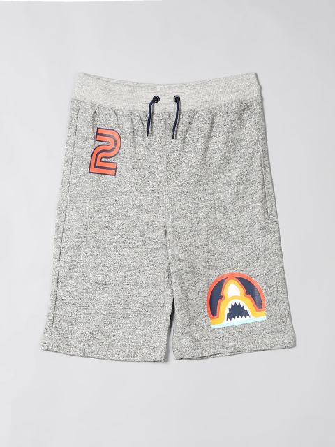 GAP Boys Grey Solid Regular Fit Regular Shorts