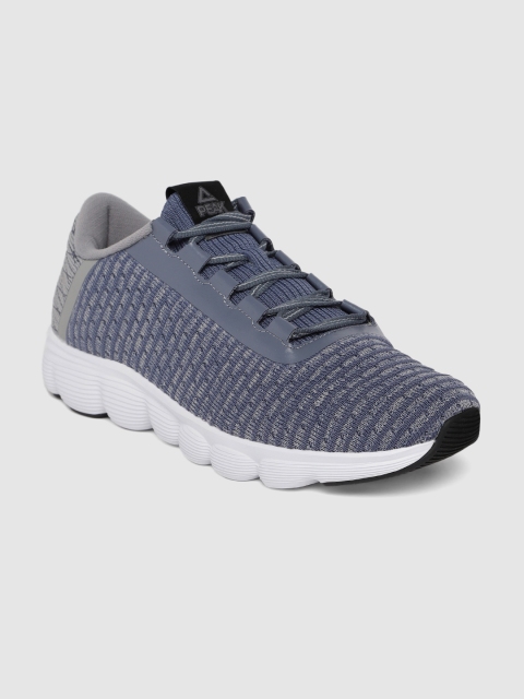 PEAK Men Purple Running Shoes