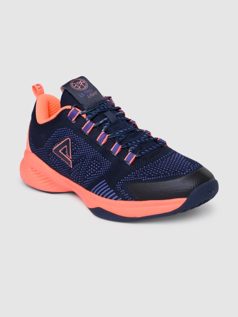 PEAK Men Blue Basket Ball Shoes