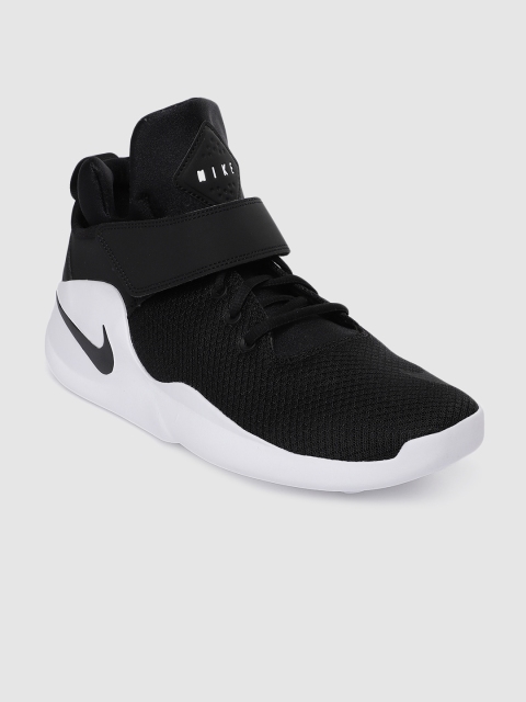 Nike Men Black Printed KWAZI Mid-Top Sneakers