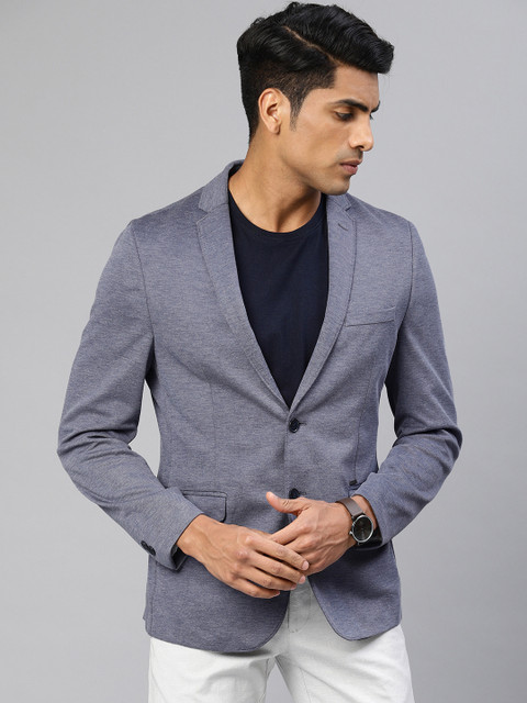 Van Heusen Sport Men Blue Solid Single-Breasted Slim-Fit Casual Blazer, Grey melange
Van Heusen Sport Men Blue Solid Single-Breasted Slim-Fit Casual Blazer, Grey melange