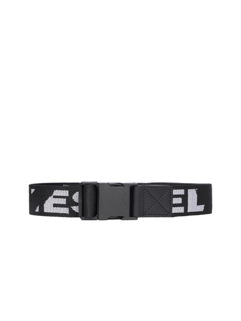 DIESEL Men Black Printed Belt