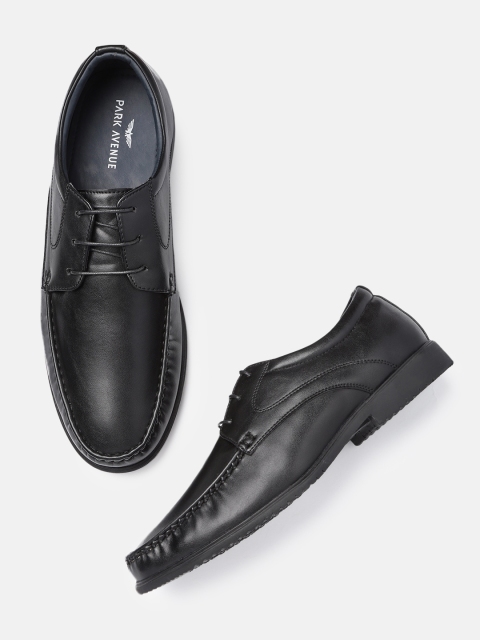 Park Avenue Men Black Formal Derbys