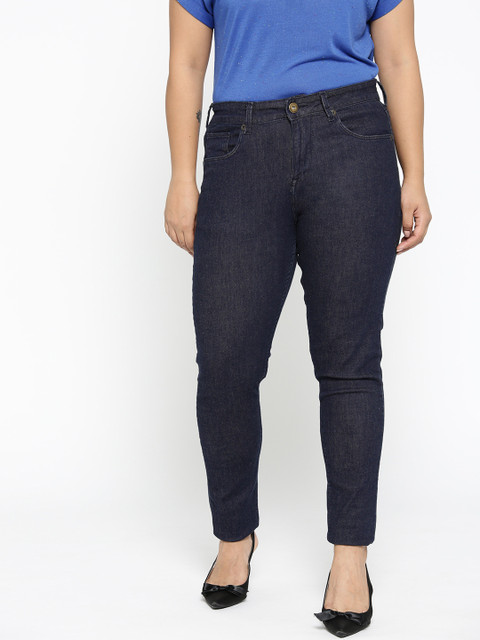 aLL Plus Size Women Navy Blue Regular Fit Mid-Rise Clean Look Stretchable Jeans
aLL Plus Size Women Navy Blue Regular Fit Mid-Rise Clean Look Stretchable Jeans
