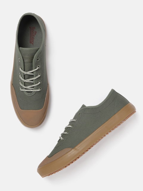 Roadster Men Olive Green Sneakers