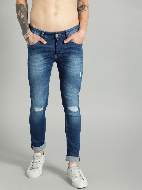 The Roadster Lifestyle Co Men Blue Skinny Fit Mid-Rise Low Distress Stretchable Jeans
The Roadster Lifestyle Co Men Blue Skinny Fit Mid-Rise Low Distress Stretchable Jeans