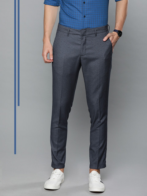 Louis Philippe Ath.Work Men Blue Comfy Tapered Fit Self Design Smart Casual Trousers
Louis Philippe Ath.Work Men Blue Comfy Tapered Fit Self Design Smart Casual Trousers
