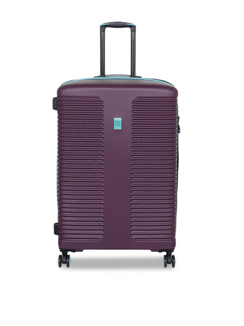 IT luggage Purple Textured Hard-Sided Large Trolley Bag 
IT luggage Purple Textured Hard-Sided Large Trolley Bag